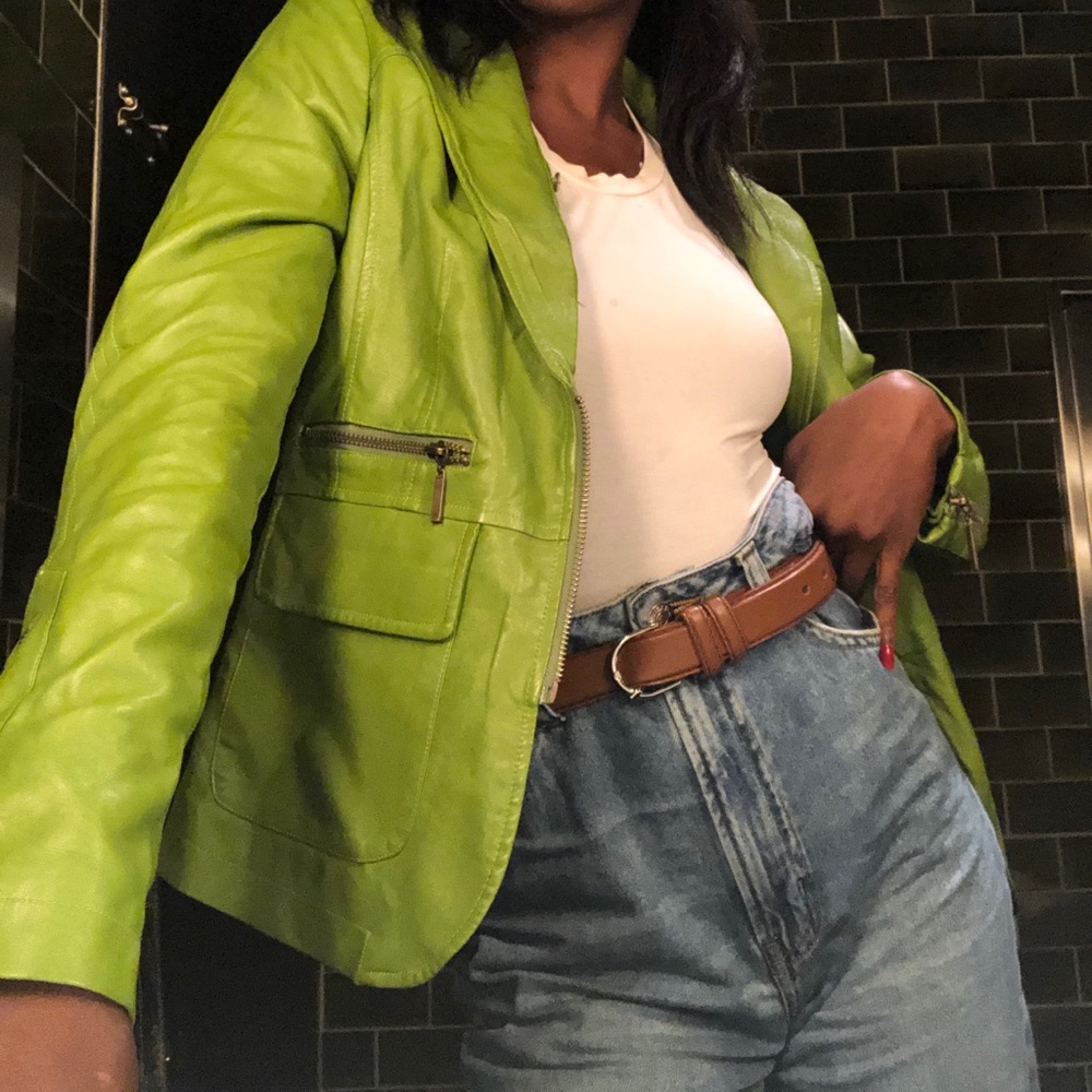 Leather jacket